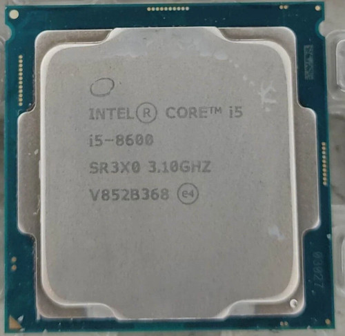 Intel core 8600 1ghz - i5-8600, 3.1ghz