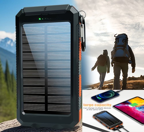 10000mah solar power bank - 10000mah,