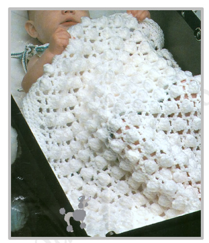 Crochet pattern baby - baby, blanket
