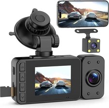 3 Lens Car Dash Cam Kit Front