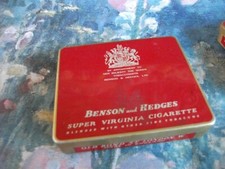 Benson & Hedges Empty Tin Box