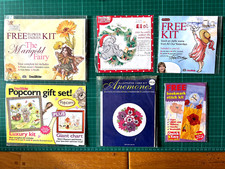 6 x Small  Cross Stitch Kits -