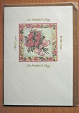 Pink Rose Bouquet Mother's Day Card by Blossoms and Bows