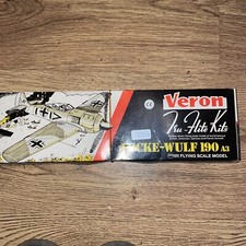 Vintage Vernon Tru-Flite Kit Focke-Wulf 190 A3 Flying Scale Model