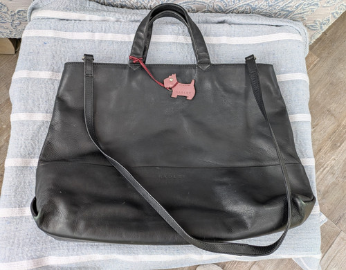Radley black leather tote - radley,