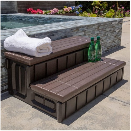 Slip resistant spa step - spa, for