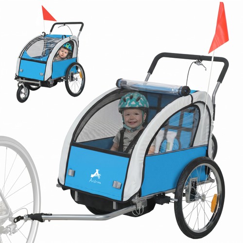 Homcom seat bike trailer - homcom,