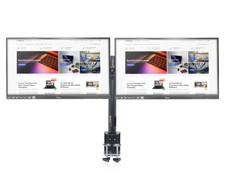 Cheap Dual Monitor Arm Setup 24 inch Full HD Monitor Work from Home WFH