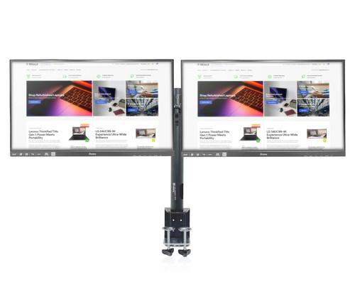 Cheap dual monitor arm setup - cheap,
