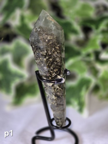 Natural prehnite wand crystal - prehnite,