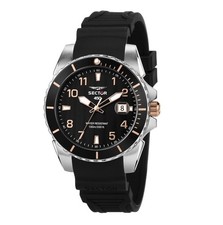 Sector 450 – Men's Black Watch with Silicone Strap (R3251276006)