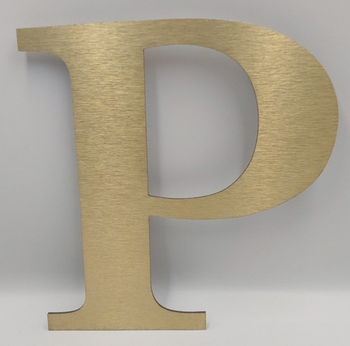 Reclaimed metal gold - metal, sign