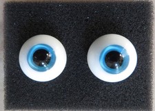 16mm Blue Glass Doll Eyes