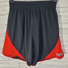 Mens PROSTAR Shorts Black Red XS Waist 28-30 Gym Football Athletic Drawstring 