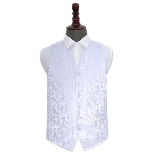 Mens waistcoat woven - woven, floral