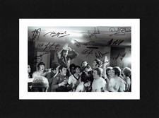 8X6 Mount RANGERS 1972 Cup Winners Squad Multi Signed PHOTO Print Ready To Frame