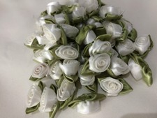 Satin Ribbon Roses Buds