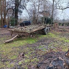 Double Axle 25ft Bale Trailer