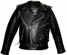Mens Marlon Brando Black Biker
