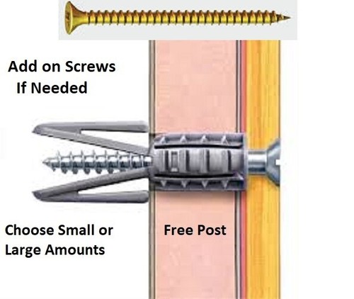 Hollow cavity wall plasplug - cavity,