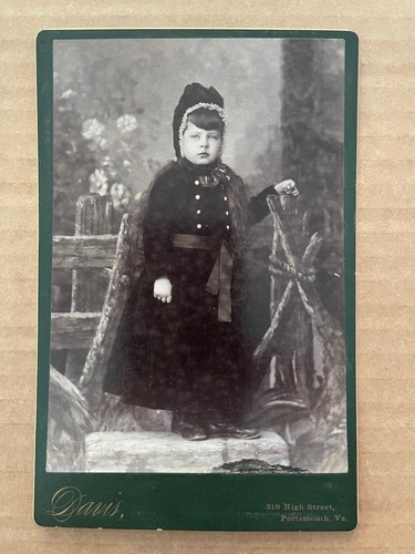 Vintage cabinet card photo - vintage,