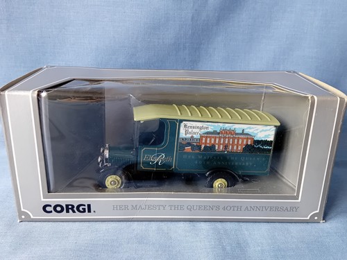 Corgi thornycroft van queens - van,