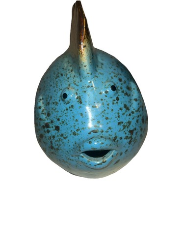 Ceramic puffer fish - ceramic,