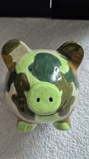 M & S Percy Pig Camo Piggy
