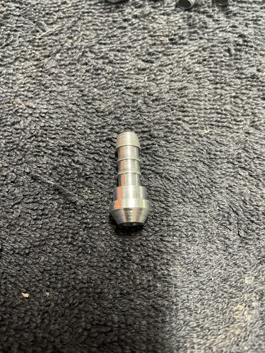 Fuel pipe spigot - pipe, 1/4"