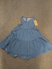 NEXT GIRLS DENIM DRESS - AGE 5