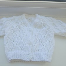 hand knitted baby cardigans