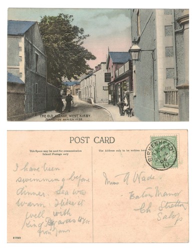 Vintage postcard the old - vintage,