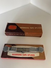 Vintage Bib  Recording Tape Splicer with box and instructions