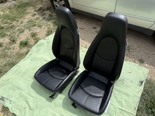 Porsche Cayman 987.1 Black Leather Electric Seats