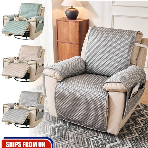 Recliner chair covers side - recliner, w/