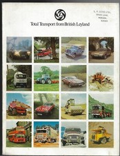 British Leyland 1977 UK Market Brochure Car Van Truck Bus Tractor Construction