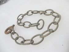 Large Vintage Iron Chain Lighting Hanger Light Picture Old Antique 17" - £8each