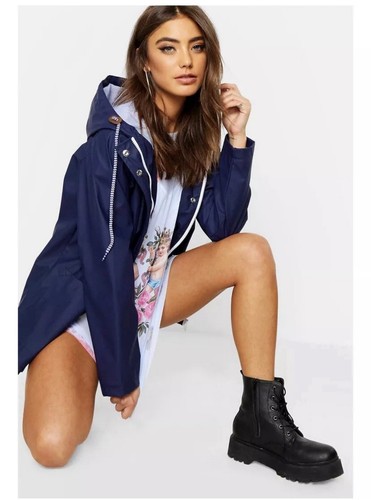 Boohoo hooded festival mac - hooded, in