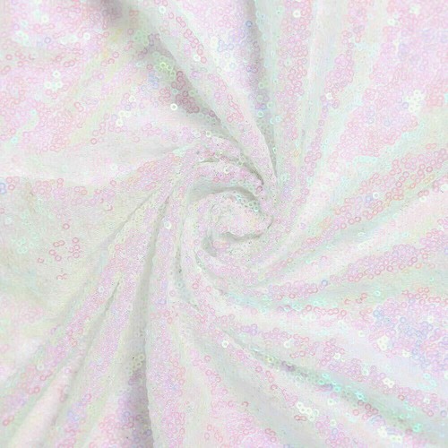 White iridescent 3mm - white,