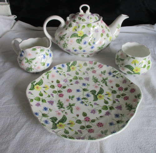 Vintage queens china - vintage, country