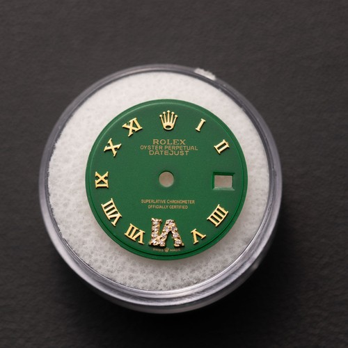 Rolex dial custom roman - rolex, green