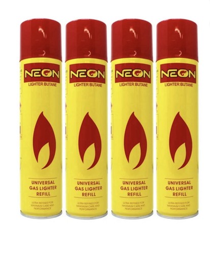 Pack neon lighter gas refill - pack,