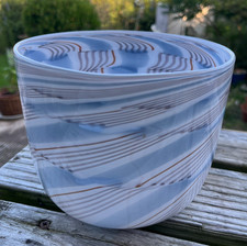 Handblown Art Glass Bowl Charlie Meaker 1982