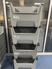 Plastic order pick bins with