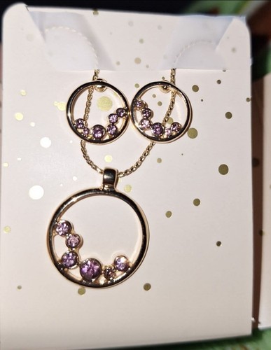 Avon circle purple stones - avon,