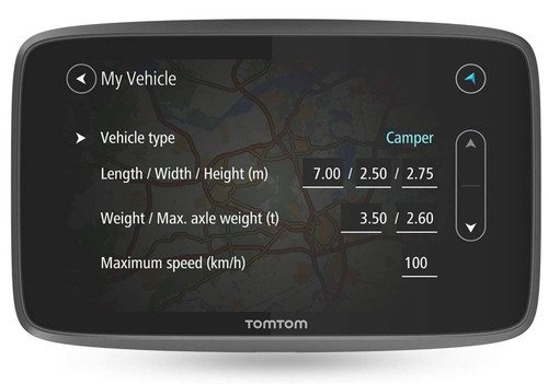 Tomtom camper inch sat - go,