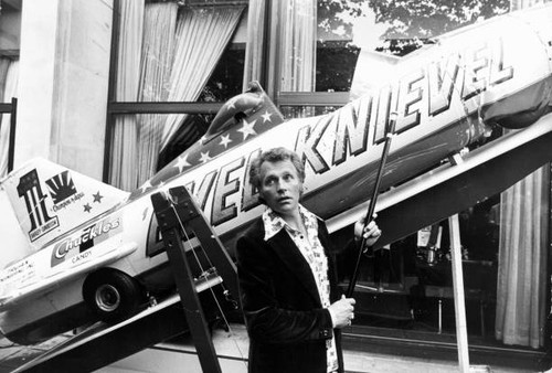 American stunt artist evel - american,