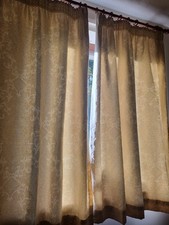 Cream Jacquard Pencil Pleat Curtains