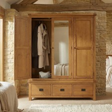 Mirrored Wardrobe Triple 3