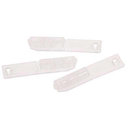 Caravan curtain end stops - end,